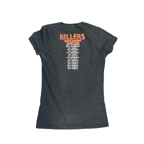 Women's The Killers Battle Born US Tour 2013 Concert Merch T-Shirt Size Small - Picture 2 of 3